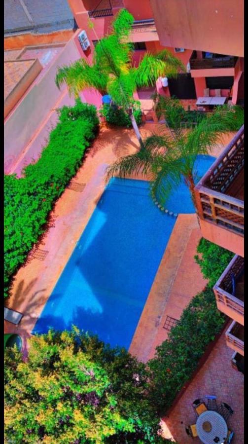 Quiet Apartment With Pool, Gueliz City Center Marrakesh Exterior photo